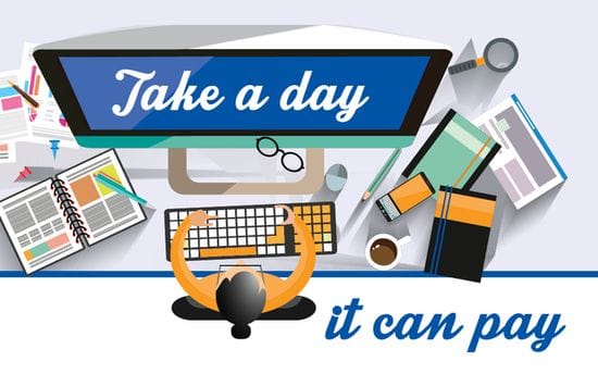 Take a day: It can pay